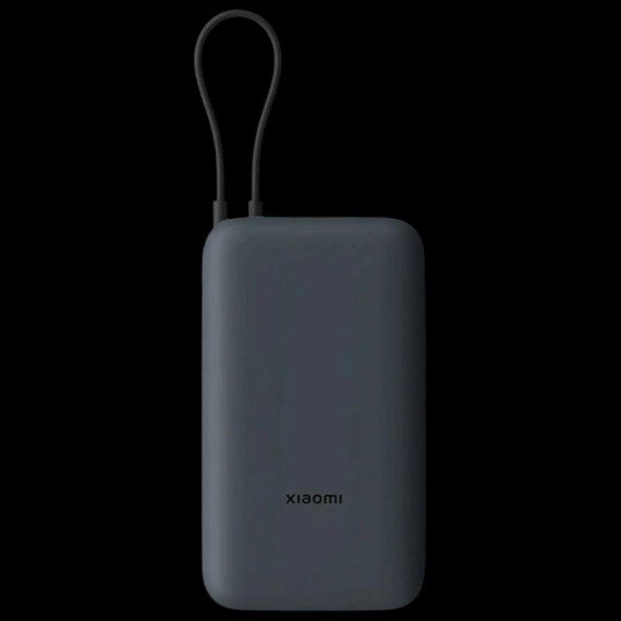 XIAOMI POWERBANK DE 20000 mAh GRIS OSCURO CON CABLE INTEGRADO