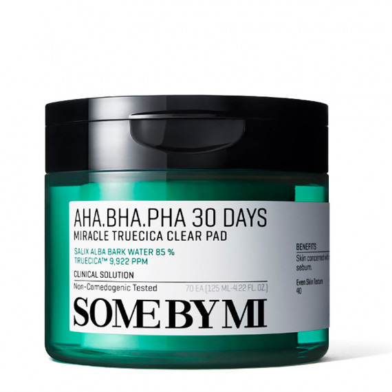 Aha Bha Pha 30 Days Miracle Truecica Clear Pad
Discos Exfoliantes