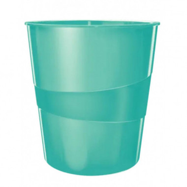 PAPELERA PLASTICO WOW MENTA