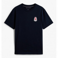 TOMMY HILFIGER - RWB CREST  TEE - DW5 - F|MW0MW40024/DW5