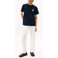 TOMMY HILFIGER - Rwb Crest  Tee - DW5 - F|MW0MW40024/DW5