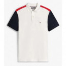 TOMMY HILFIGER - RWB BLOCKING REG POLO - YBL - F|MW0MW40291/YBL