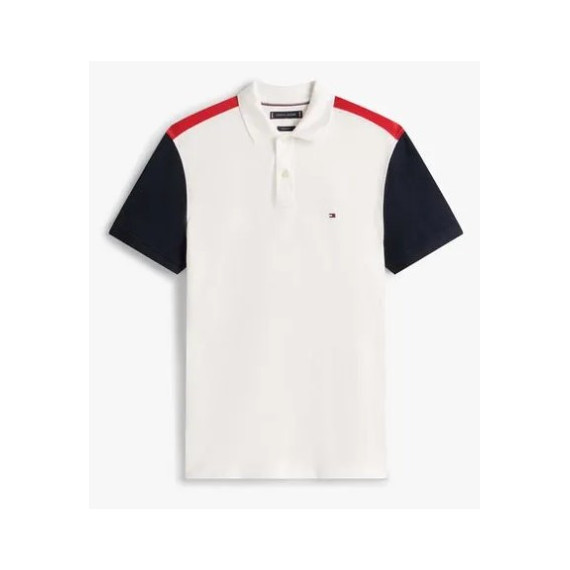 TOMMY HILFIGER - RWB BLOCKING REG POLO - YBL - F|MW0MW40291/YBL