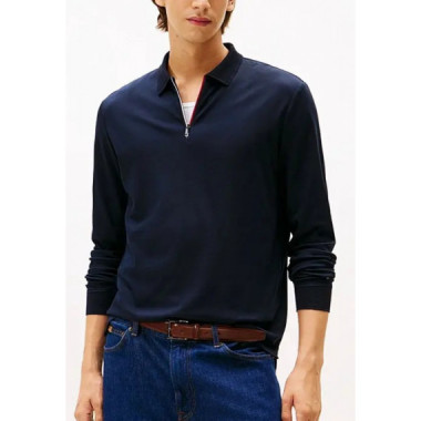 TOMMY HILFIGER - LS ZIP INTERLOCK REG - DW5 - F|MW0MW40302/DW5