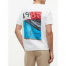 TOMMY HILFIGER - NAUTICAL BACK PHOTO REGULAR TEE - YBR - F|MW0MW44258/YBR
