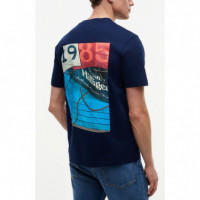 TOMMY HILFIGER - Nautical Back Photo Regular Tee - Dcc - F|MW0MW44258/DCC