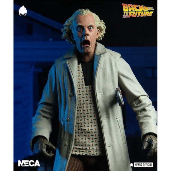 Figura Doc Brown Regreso Al Futuro  NECA