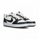 NIKE Panda Playeras Jr Blancas Negras