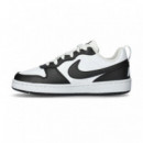 NIKE Panda Playeras Jr Blancas Negras
