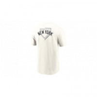 NIKE Camiseta Yankees New York Beige