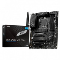Placa Base MSI Pro B760-P Wifi ATX DDR4 HDMI + Dp