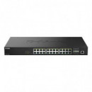 Switch D-LINK Gigabit 24 Puertos 4SFP+ Poe++