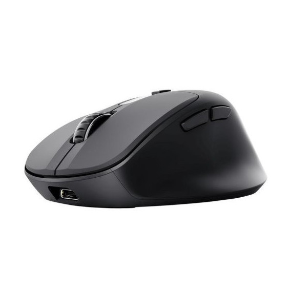 Raton TRUST Zevo Recargable Wireless Black