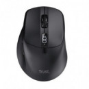 Raton TRUST Zevo Recargable Wireless Black