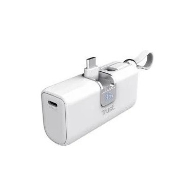 Powerbank TRUST Pacto 5000MAH Usb-c Pd White