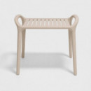 Mesa Auxiliar de Jardín Ibiza Color Ecru Vondom®  VONDOM