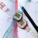 Casio LA-20WHS-4A – Reloj Digital Rosa Transparente con Luz LED y WR