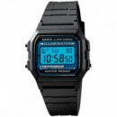 CASIO F-105W-1A Reloj Digital Unisex Clásico Negro Iluminator Crono Alarma WR