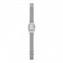 Casio AQ-230EM-7A Reloj Analógico-Digital Unisex – Esfera Plateada con Correa de Malla