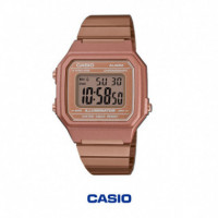 Casio B650WC-5A Reloj Digital Unisex – Diseño Retro Oro Rosado con Brazalete de Acero Inoxidable