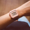 Casio B650WC-5A Reloj Digital Unisex – Diseño Retro Oro Rosado con Brazalete de Acero Inoxidable