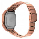 Casio B650WC-5A Reloj Digital Unisex – Diseño Retro Oro Rosado con Brazalete de Acero Inoxidable