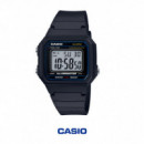 Casio W-217H-1AV Reloj Digital Unisex – Diseño Retro con Pantalla XL, Luz LED y Resistencia 5 Bar