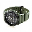 Casio AQ-S820W-3B Reloj Analógico-Digital Solar Unisex – Tough Solar, Hora Mundial y WR 100 m
