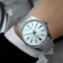 CASIO MTP-1302DS-7A – Reloj Analógico Hombre Acero Inoxidable, Esfera Nácar Blanca, WR 50M