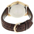 Casio MTP-V004GL-7A Reloj Analógico Hombre – Calendario, Cristal Mineral y Correa de Piel