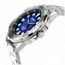 Casio MTD-140D-2AV Reloj Analógico Hombre – 100 m WR, Acero Inoxidable y Diseño Deportivo Marino