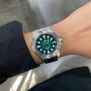 Casio MTD-140D-3AV Reloj Analógico Hombre – 100 m WR, Acero Inoxidable y Diseño Deportivo Marino Verde