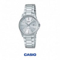 CASIO LTP-1183A-7A – Reloj Analógico Mujer Acero Inoxidable, Calendario, Diseño Clásico Elegante