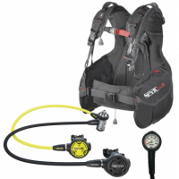 Kit Club Seac Chaleco Club, Regulador PX100 y Manómetro  SEAC SUB