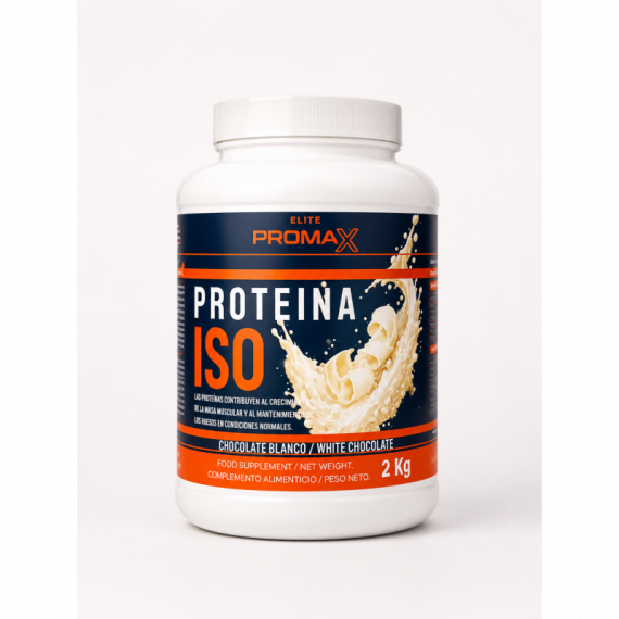 ELITE PROMAX Proteina Iso Choco Blanco 2 Kg
