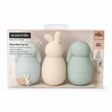 SUAVINEX SET JUGUETES DE BA&Ntilde;O WONDERLAND 3U