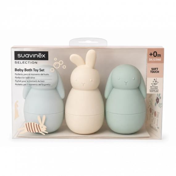 SUAVINEX SET JUGUETES DE BAÑO WONDERLAND 3U