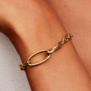 Pulsera de Cadena de Eslabones Link Ovalado que se abre 564678C00