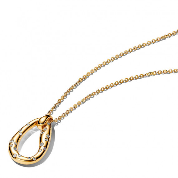 Collar Forma Orgánica Gemas Engastadas 364666C01