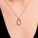 Collar Forma Orgánica Gemas Engastadas 364666C01