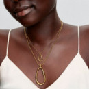 Collar Forma Orgánica Gemas Engastadas 364666C01