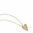 Collar Corazón Forma Orgánica con Gemas Engastadas 364669C01