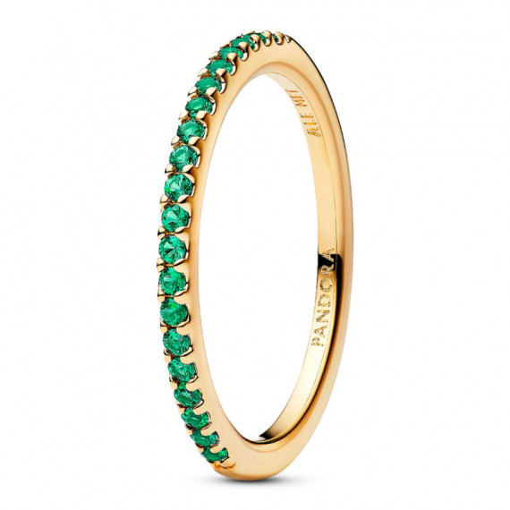 Anillo Banda Verde Brillante 162999C03