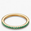Anillo Banda Verde Brillante 162999C03