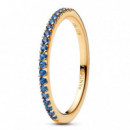 Anillo Banda Azul Brillante 162999C02