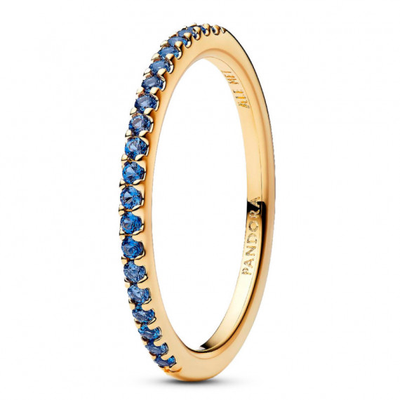Anillo Banda Azul Brillante 162999C02
