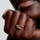 Anillo Sello Óvalo Mediano con Gemas Engastadas 164707C01