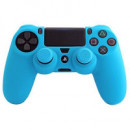 Etui en silicone pour manette + Grips Bleu FT0007 PS4 BLADE
