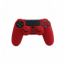 Funda Roja para Mando y Grips PS4  BLADE