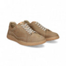 DEPORTIVO CORDONES NOBUCK TAUPE